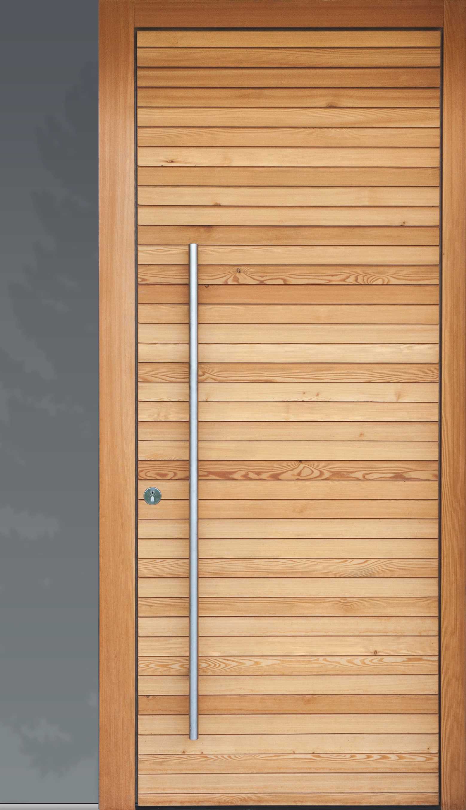 Front door larch